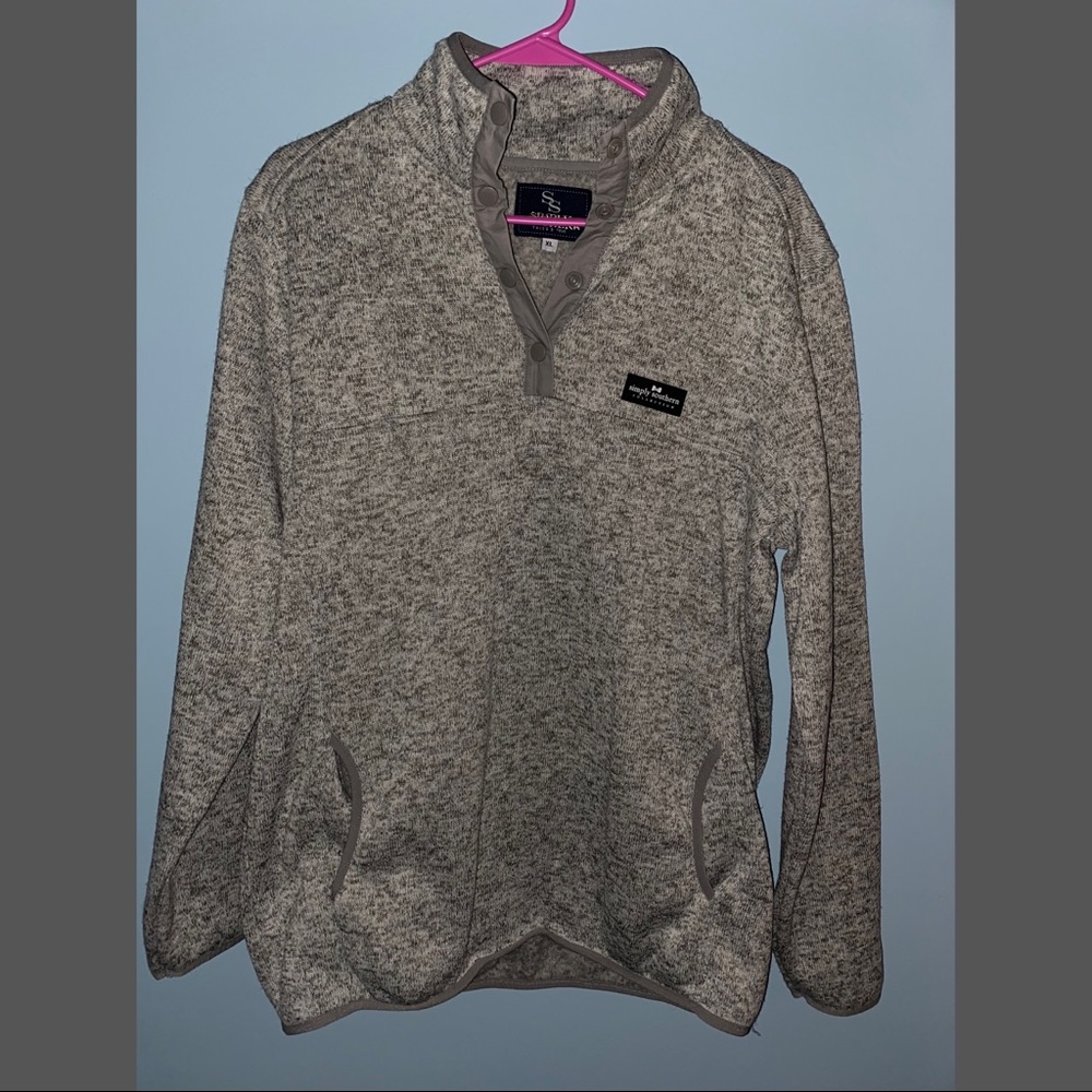 Sweater knit & fleece Simply Southern pullover XL